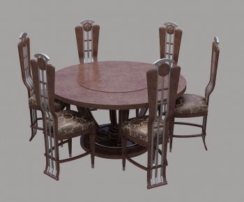 European Style Dining Table And Chairs-ID:685994456
