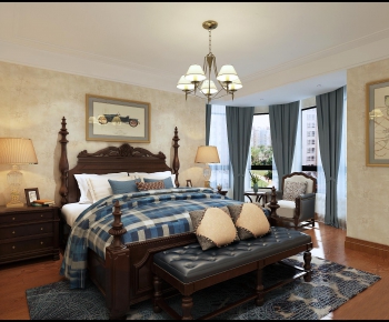 American Style Bedroom-ID:184247175