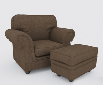 European Style Single Sofa-ID:570646421