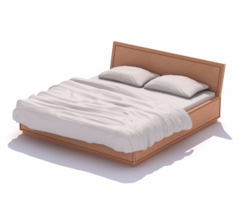 Modern Double Bed-ID:901897487