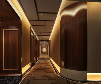 Modern Corridor Elevator Hall-ID:363112269