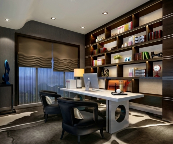 Post Modern Style Study Space-ID:551455937