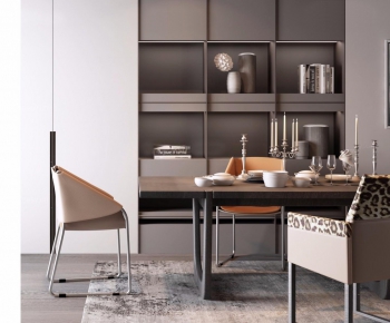 Modern Dining Table And Chairs-ID:763538644