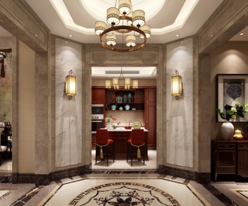 New Classical Style Hallway-ID:768109159
