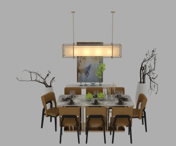 Modern Dining Table And Chairs-ID:787263746