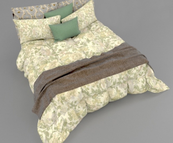 Modern Double Bed-ID:600902778