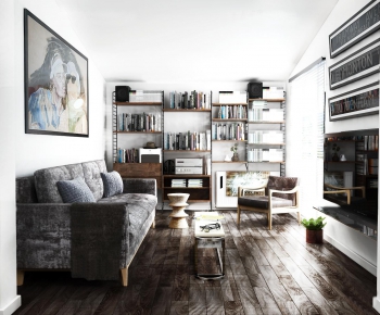 Modern Nordic Style Study Space-ID:340052271