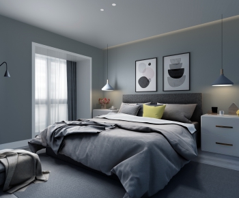 Nordic Style Bedroom-ID:967198699