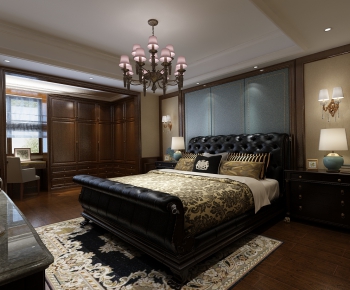 American Style Bedroom-ID:434042653