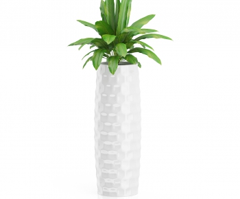 Modern Potted Green Plant-ID:433992929