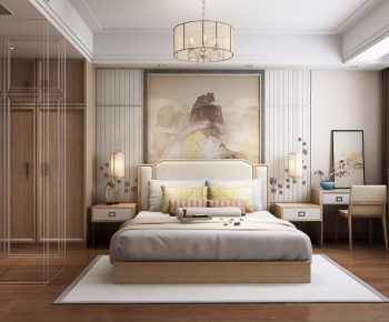 New Chinese Style Bedroom-ID:943686749