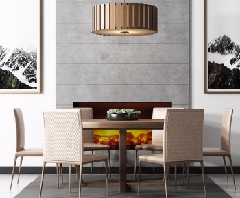 Modern Dining Table And Chairs-ID:164776282