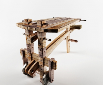 Industrial Style Table-ID:517884961