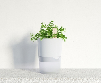 Modern Potted Green Plant-ID:403432366