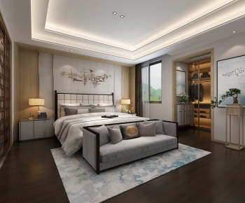 New Chinese Style Bedroom-ID:900016521