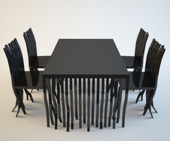 Modern Dining Table And Chairs-ID:863441776