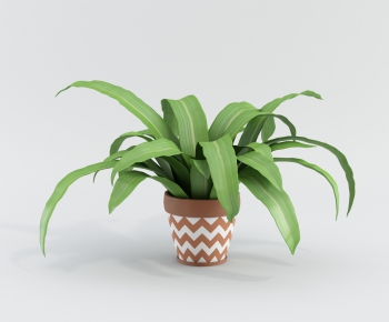 Modern Potted Green Plant-ID:176959412