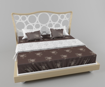 Modern Double Bed-ID:810682521