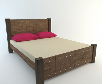 Modern Double Bed-ID:573046996