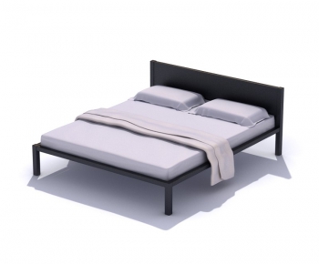 Modern Double Bed-ID:321665847