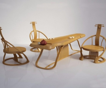 新中式乐器造型茶桌椅-ID:868989392