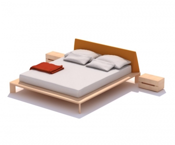 Modern Double Bed-ID:113085153