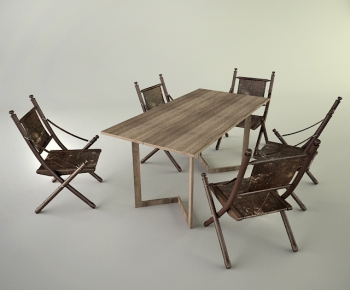 Modern Dining Table And Chairs-ID:766275879