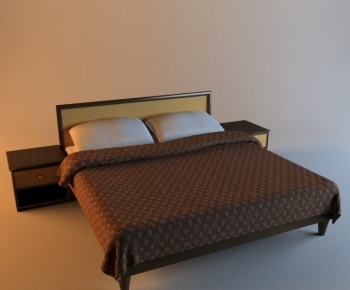 Modern Double Bed-ID:101327894