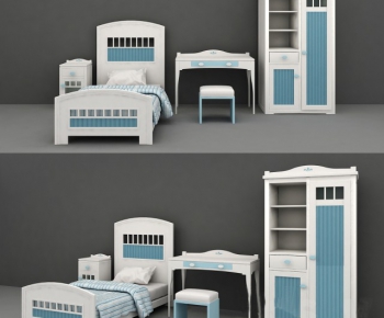 European Style Child's Bed-ID:665095153