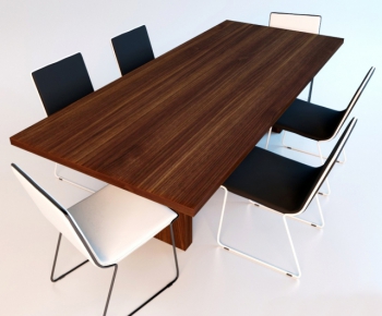 Modern Dining Table And Chairs-ID:790368471