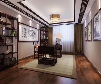 Chinese Style New Chinese Style Study Space-ID:846298324