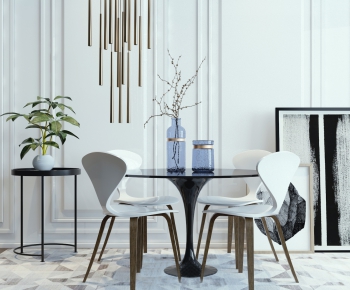 Modern Dining Table And Chairs-ID:753791352