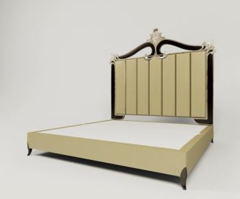 European Style Double Bed-ID:710793478