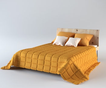 Modern Double Bed-ID:614549639