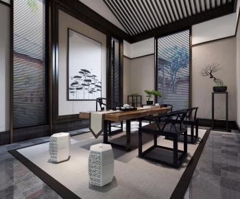 New Chinese Style Tea House-ID:861240385