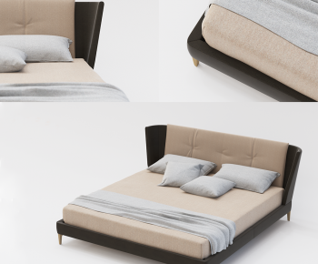 Modern Double Bed-ID:411658586