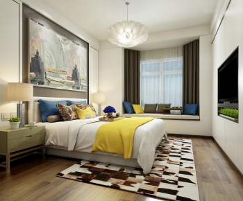 Modern Hong Kong Style Bedroom-ID:760404379