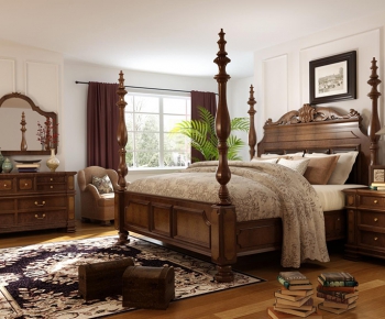 American Style European Style Bedroom-ID:735357272