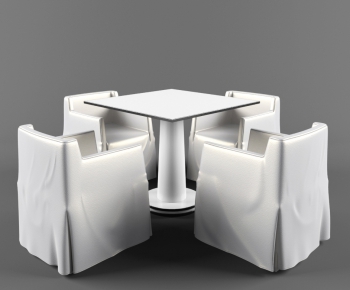 Modern Dining Table And Chairs-ID:618570381