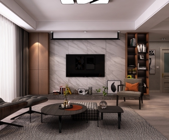 Modern A Living Room-ID:492749655