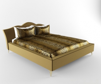 Modern Double Bed-ID:397778481