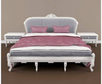 European Style Double Bed-ID:628372582