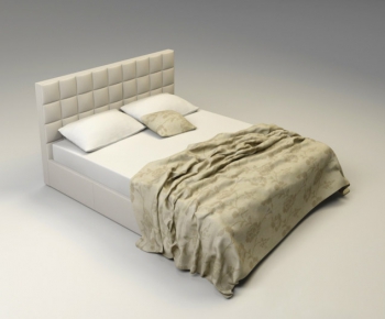 Modern Double Bed-ID:206158635