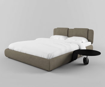 Modern Double Bed-ID:323501141