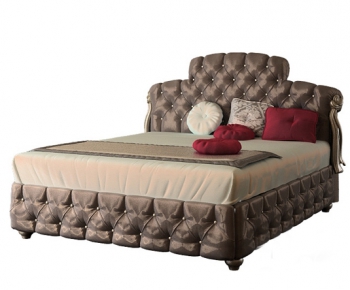 European Style Double Bed-ID:688311721