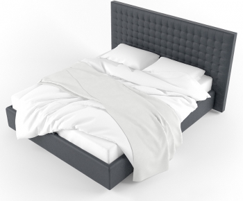 Modern Double Bed-ID:435693317