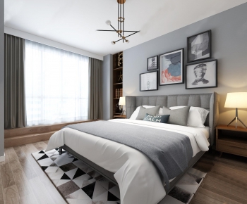 Nordic Style Bedroom-ID:449183228