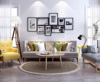 Modern Nordic Style Sofa Combination-ID:833211241