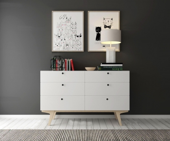 Modern Side Cabinet/Entrance Cabinet-ID:613404141