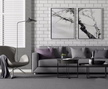 Modern Nordic Style Sofa Combination-ID:582617746